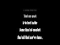 Disturbed - Just Stop Lyrics HD