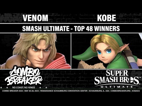 COMBO BREAKER 2023 TOP 48 WINNERS - Venom (Ken) vs Kobe (Young Link) - Smash Ultimate
