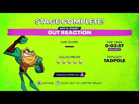 Battletoads: The Purge Achievement – Escaped Topian's stomach in less than 4 minutes