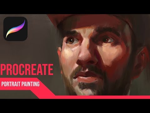 Self-Portrait Painting in PROCREATE...General tips and painting advice!