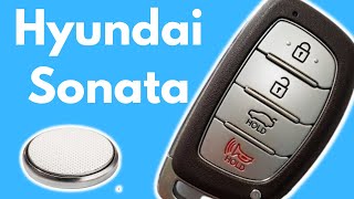 Hyundai Sonata Key Fob Battery Replacement (2015 - 2020)