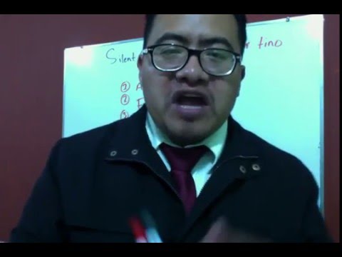 La letra T no dice nada en Inglés-Laurentino Lopez