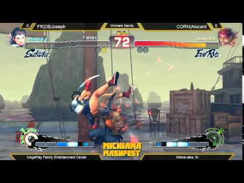 FR|DBJoseph vs CORN|Alucard - Michiana Mashfest Winners Semis Street Fighter 4