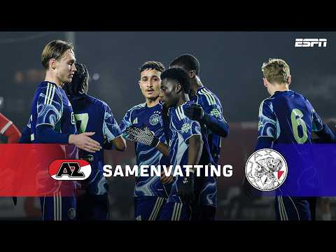 🥵 SPANNING in de SLOTFASE met UITBLINKENDE HEERKENS 🧤 | Samenvatting Jong AZ - Jong Ajax