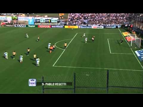 Gol Vegetti. Gimnasia LP 1 - R. Central 0. Fecha 3. Torneo de Primera División 2014. FPT.