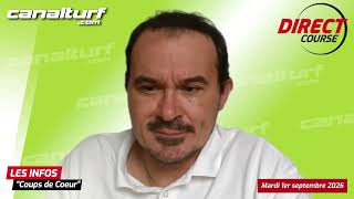 emission video des courses turf pmu du Mardi 1 septembre 2026