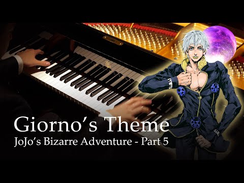 Giorno's Theme (il vento d'oro) - JoJo's Bizarre Adventure Part 5: Golden Wind [Piano]