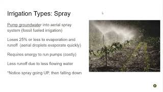 Topic 5.5 APES Video Irrigation Methods