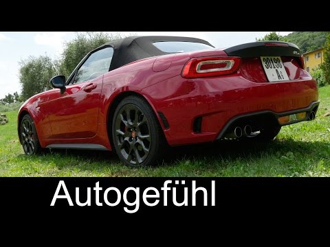 Sound Abarth 124 Spider with Burnout & Drifting fun - Autogefühl