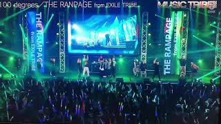 MUSIC TRIBE 2018 THE RAMPAGE from EXILE TRIBE 「100degrees」