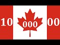 CANADA COUNTDOWN 10 Minutes 600 Seconds Full HD 60 Fps No Audio Vfc21
