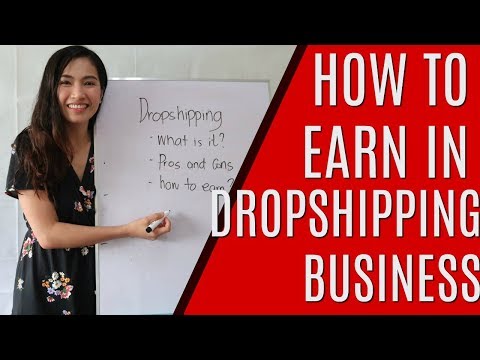 HOW TO EARN IN DROPSHIPPING BUSINESS 2019⎮HOW IT WORKS⎮JOYCE YEO Video