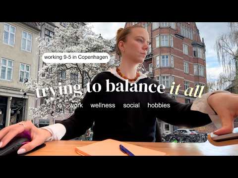 how to stay balanced during a busy work week  |  productive week in my life  💻