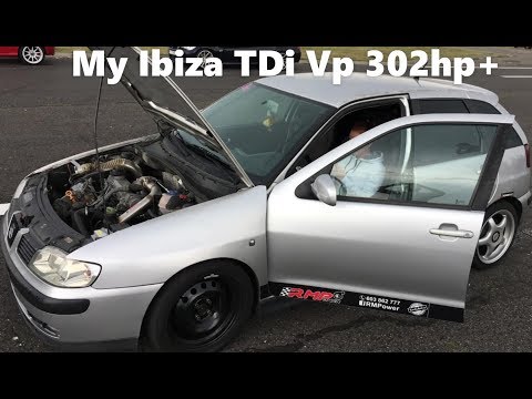 MY SEAT IBIZA TDI VP FWD 302HP+@ACCELERATION 0-100KM/H 4.5sec @DRAG RACE BEST TIME 12.6sec |VORY TDI