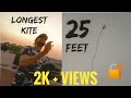 FLEW 25 FEET TAIL KITE