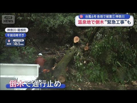 【台風6号】各地で被害　神奈川観光地は大打撃&ldquo;緊急工事&rdquo;も【スーパーJチャンネル】(2026年6月3日)