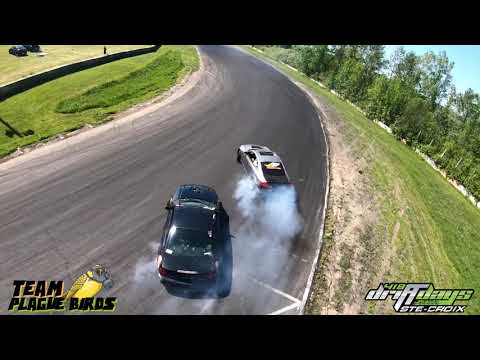 Francis Royer #mustang chasing Antony Bilodeau #g35 - #418driftday Circuit Riverside Speedway #drift
