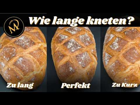 Wie lange muss Brotteig wirklich geknetet werden? Teig Unterknetet vs. Überknetet 🍞