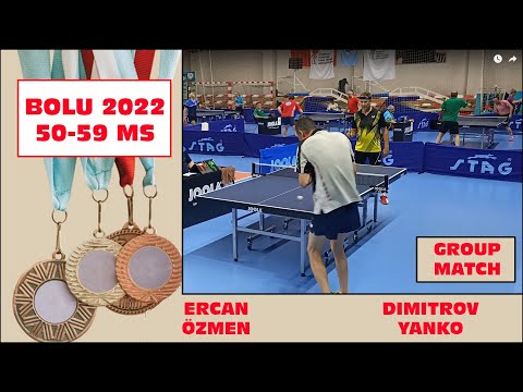 BOLU 2022 | DIMITROV YANKO - ERCAN ÖZMEN | IVTTA | 50-59 MS | GROUP MATCH
