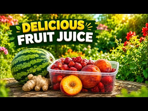 From Garden to Glass LIVE | Fresh Fruit Juice Made with Real Ingredients