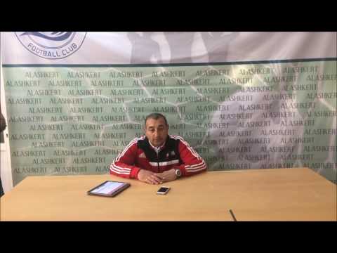 APL, Matchday 25 FC Ararat Coach about 3-1 defeat from FC Alashkert