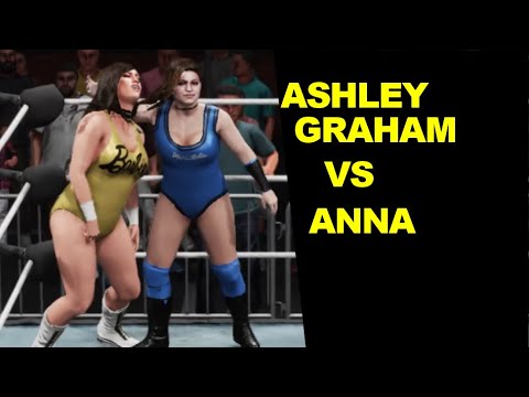 WWE 2K19 Ashley Graham vs Anna Dyer - No Holds Barred
