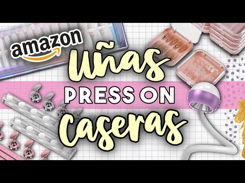¡CON PRODUCTOS DE AMAZON! · UÑAS A PRESION CASERAS