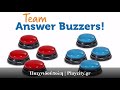 Εκπαιδευτικό Παιχνίδι Buzzers με φώτα και ήχους Σετ 4 τεμάχια