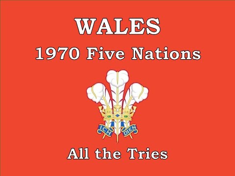 Wales - All the 1970 Five Nations Tries