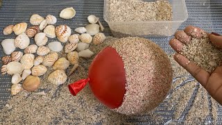 How To Make Flower Vase From Seashells And Sand  F