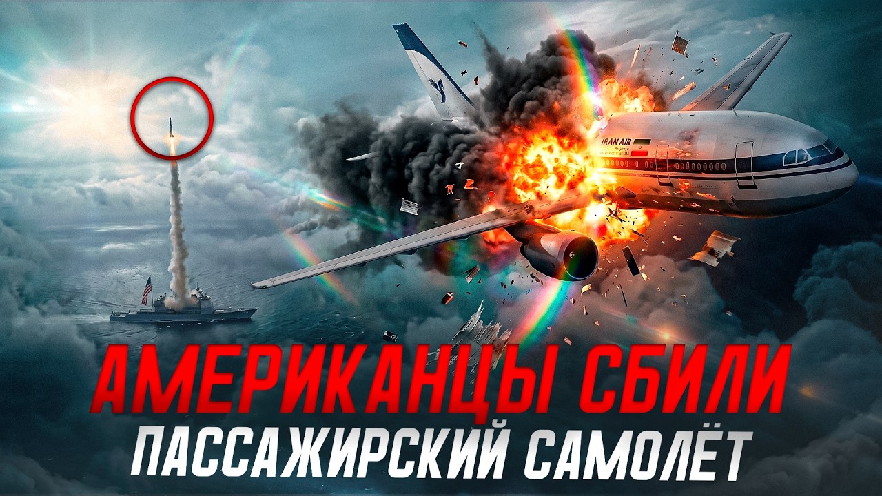 США сбили иранский пассажирский Airbus в 1988 году. 3 июля 1988 года.