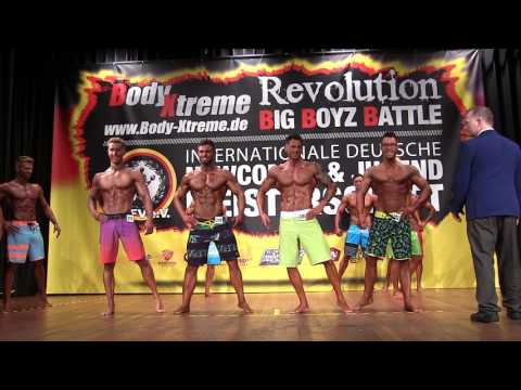 Deutsche Newcomer Meisterschaft 2017 - Mens Physique 1 Top 15