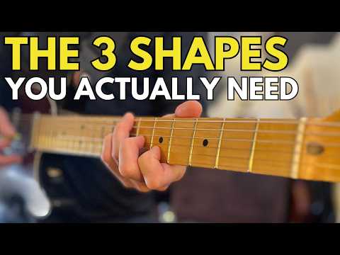 The Minor CAGED System Finally Explained (Simple 3-Shape Method)