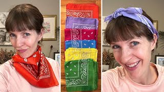 Unittype 36pk of Colorful Paisley Bandanas | Tutorial + Review