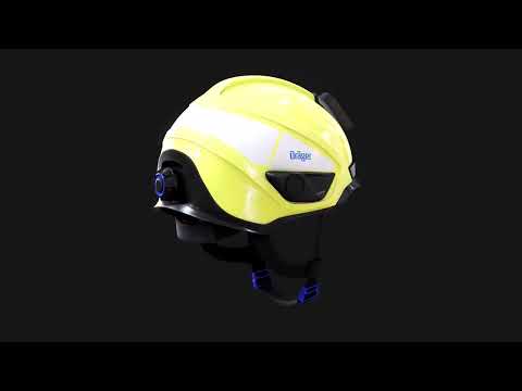 3D Model of Drager HPS SafeGuard Firefighting Helmet – Realistic PBR Textures,  Games & Films