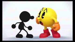 Super Smash Bros. 3DS / Wii U - Mr Game & Watch y Pac-Man