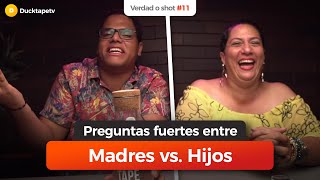 Preguntas SUPER INCOMODAS con SUS MADRES – (Verdad o Shot)