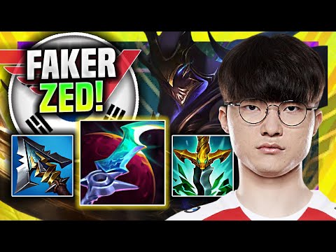 FAKER BRINGS BACK HIS ICONIC ZED! - T1 Faker Plays Zed Mid vs Lee Sin! | Season 11