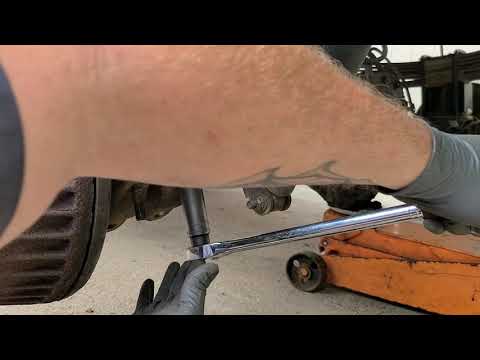 Part 1 how to repair a bent center bolt in leaf springs on a 1998 gm K 1500