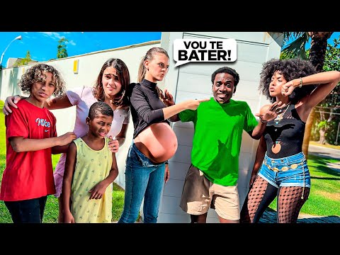 A MARIANA GRÁVIDA E A LACRAIA BRIGARAM FEIO POR CAUSA DO CRIA 💔💔💔