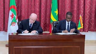 مراسم التوقيع على 26 اتفاقية ومذكرة تعاون بين الحكومتين الجزائر والموريتانية تمس عددا من القطاعات