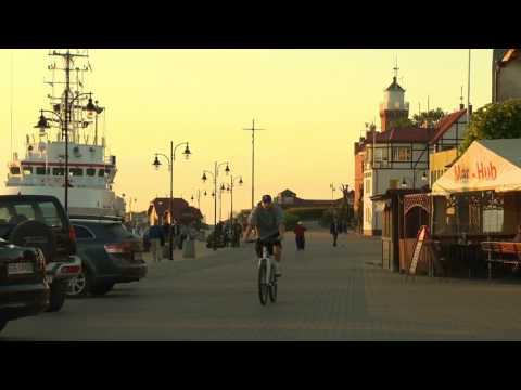 Abendstimmung in Ustka/Stolpmünde in Polen - ein Travelnetto-Video