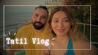 Tatil Vlog ☀️ Özdere Grand Efe Hotel 🏨 En güzel tatil yeri 🏝️
