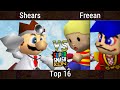 SSC 2023 Shears Dr Mario Vs Freean Lucas Goemon Smash Remix SSB64