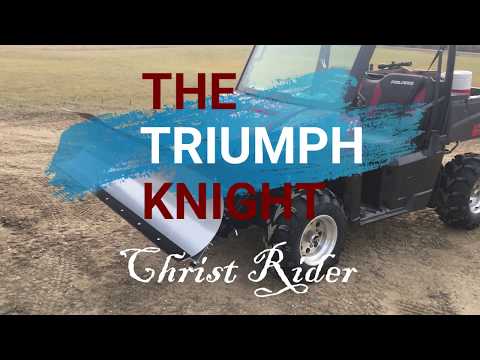 KFI Snow Plow on Polaris Ranger 570