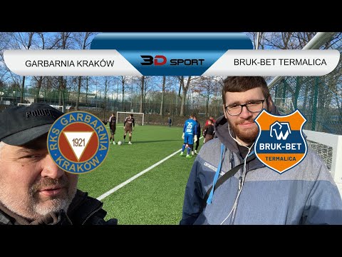Sparing: Garbarnia Kraków - Bruk-Bet Termalica Nieciecza [mini skrót]. 2023-01-14