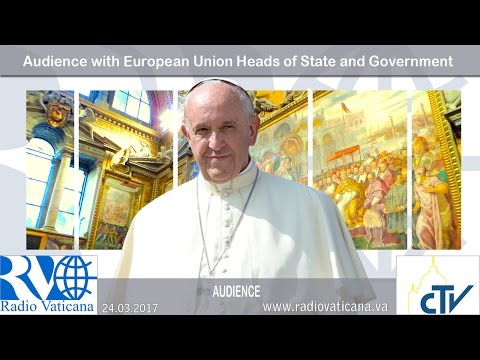 2017.03.24 Audience with European Union Heads of State and Government