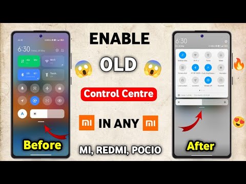 HOW TO ENABLE OLD CONTROL CENTRE ON ANY MI REDMI AND POCO DEVICE
