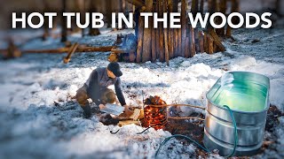 Wood Heated Hot Tub in the Woods | Camp Katyusha