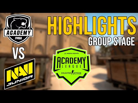 FURIA ACADEMY x NAVI JUNIOR | WePlay Academy League Season 4 | Group Stage (MIRAGE) Highlights